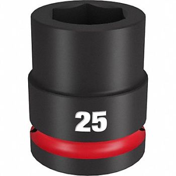 MILWAUKEE Standard Impact Socket Steel 25 mm, 61DM38