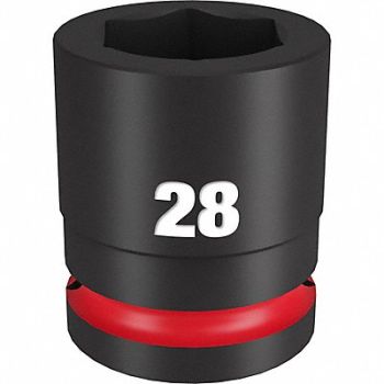 MILWAUKEE Standard Impact Socket Steel 28 mm, 61DM41