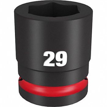 MILWAUKEE Standard Impact Socket Steel 29 mm, 61DM42