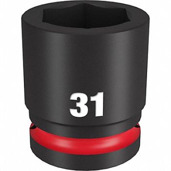 MILWAUKEE Standard Impact Socket Steel 31 mm, 61DM44