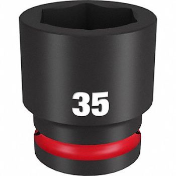 MILWAUKEE Standard Impact Socket Steel 35 mm, 61DM48