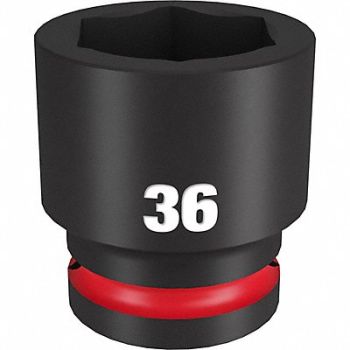 MILWAUKEE Standard Impact Socket Steel 36 mm, 61DM49