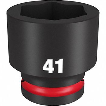 MILWAUKEE Standard Impact Socket Steel 41 mm 3/4in, 61DM54