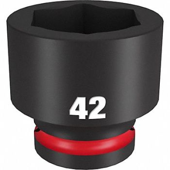 MILWAUKEE Standard Impact Socket Steel 42 mm, 61DM55