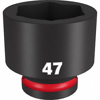 MILWAUKEE Standard Impact Socket Steel 47 mm, 61DM60
