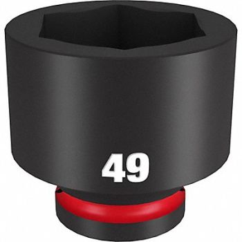 MILWAUKEE Standard Impact Socket Steel 49 mm, 61DM62