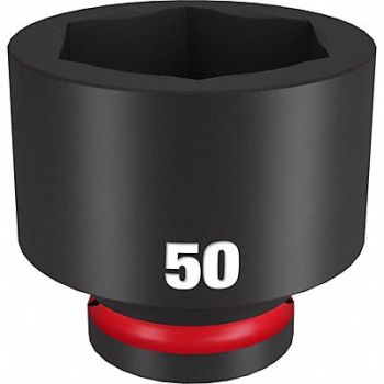 MILWAUKEE Standard Impact Socket Steel 50 mm, 61DM63