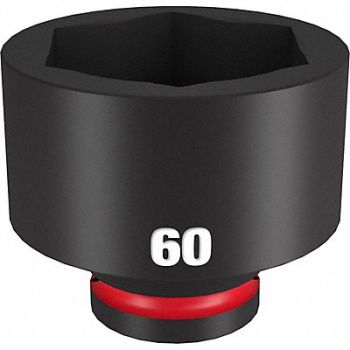 MILWAUKEE Standard Impact Socket Steel 60 mm, 61DM64