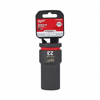 MILWAUKEE Deep Impact Socket Steel 23 mm, 61DM70