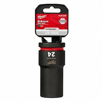 MILWAUKEE Deep Impact Socket Steel 24 mm, 61DM71