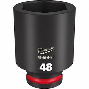 MILWAUKEE Deep Impact Socket Steel 48 mm, 61DM95