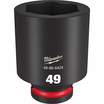 MILWAUKEE Deep Impact Socket Steel 49 mm, 61DM96