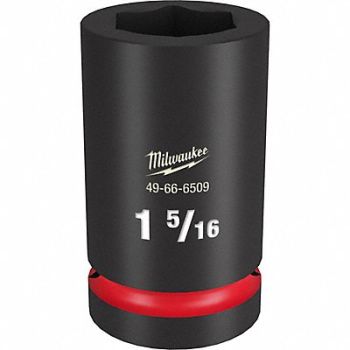 MILWAUKEE Deep Impact Socket Steel 1 5/16, 61DN06
