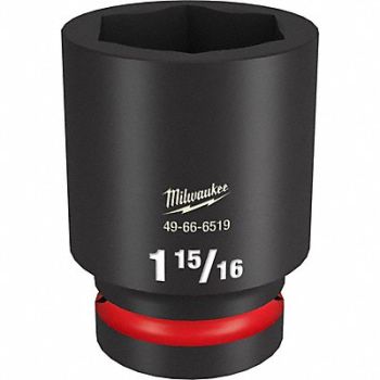 MILWAUKEE Deep Impact Socket Steel 1 15/16, 61DN16