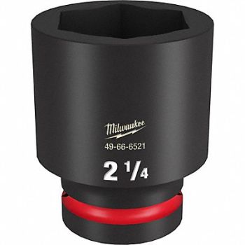 MILWAUKEE Deep Impact Socket Steel 2 1/4, 61DN18