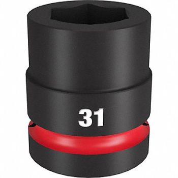 MILWAUKEE Standard Impact Socket Steel 31 mm, 61DN23