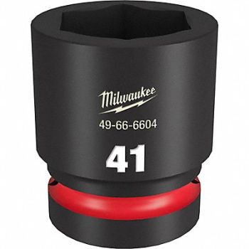 MILWAUKEE Standard Impact Socket Steel 41 mm, 61DN31