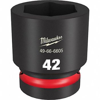 MILWAUKEE Standard Impact Socket Steel 42 mm, 61DN32