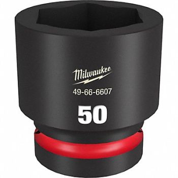 MILWAUKEE Standard Impact Socket Steel 50 mm, 61DN34