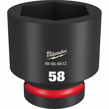 MILWAUKEE Standard Impact Socket Steel 58 mm, 61DN39