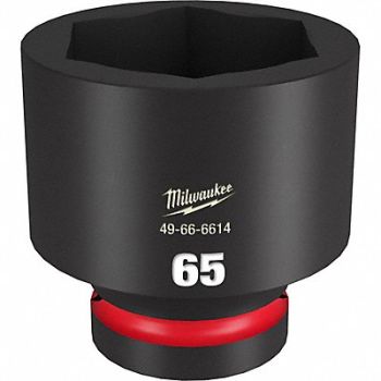 MILWAUKEE Standard Impact Socket Steel 65 mm, 61DN41
