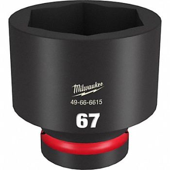 MILWAUKEE Standard Impact Socket Steel 67 mm, 61DN42