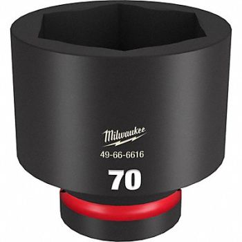 MILWAUKEE Standard Impact Socket Steel 70 mm, 61DN43
