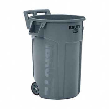 RUBBERMAID COMMERCIAL PRODUCTS Vented Wheeled Brute trash can 44 Gallon, 61DR10