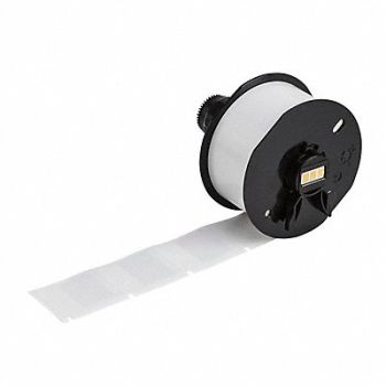 BRADY Precut Label Roll White Matte 3/4 H 1 W, 61DT15