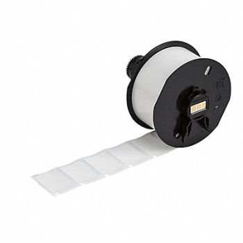 BRADY Precut Label Roll White Vinyl 3/4 H 1 W, 61DT18