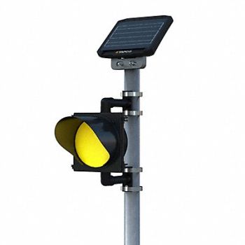 TAPCO Traffic Beacon Amber Black Polycarbonate, 61DU24