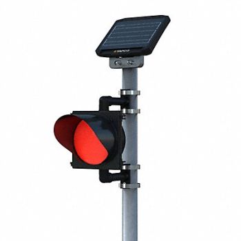 TAPCO Traffic Beacon Red Black Polycarbonate, 61DU26