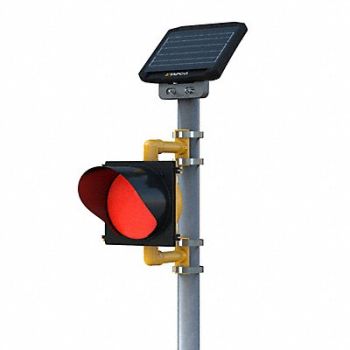 TAPCO Traffic Beacon Red Yellow Polycarbonate, 61DU27