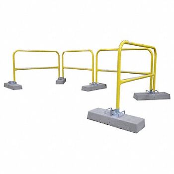 GARLOCK SAFETY SYSTEMS Guardrail Base, 61DU56