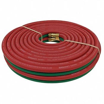 CONTINENTAL Twin Line Welding Hose 3/8 100 ft., 61DV65