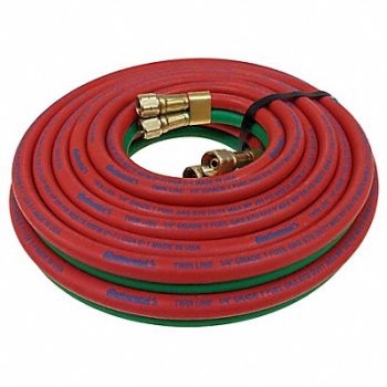 CONTINENTAL Twin Line Welding Hose 3/8 50 ft., 61DV66
