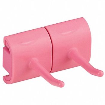 VIKAN Tool Wall Bracket 3 1/4 in L Pink, 61JA66