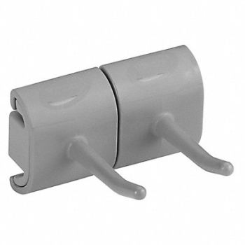 VIKAN Tool Wall Bracket 3 1/4 in L Gray, 61JA77