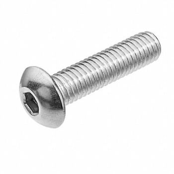 USA SEALING ScktBttnHdScrw SS 5/16 -24 1 L PK5, 61JE39