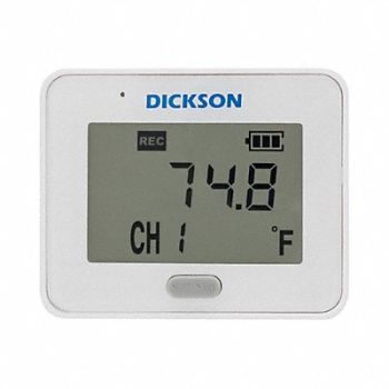 DICKSON Data Logger USB LCD, 61JM49