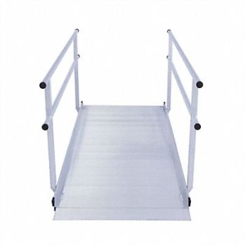 SILVER SPRING Wheelchair Access Ramp w/Handrails, 61KE15