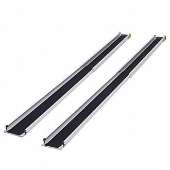 SILVER SPRING Wheelchair Track Ramp 600 lb Load Cap., 61KE51
