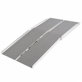 SILVER SPRING Multi-Fold Wheelchair Ramp 600 lb Cap., 61KE60