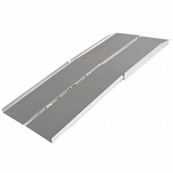 SILVER SPRING Multi-Fold Wheelchair Ramp 600 lb Cap., 61KE61