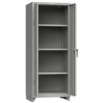 STRONG HOLD Strg Cab 75 x30 x24 DstGry 3Shlv, 61KG25