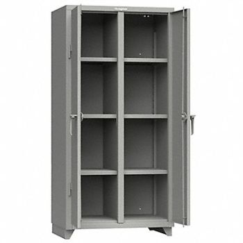 STRONG HOLD Strg Cab 75 x36 x24 DstGry 6Shlv, 61KG29