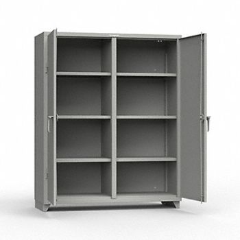 STRONG HOLD Strg Cab 75 x60 x24 DstGry 6Shlv, 61KG31