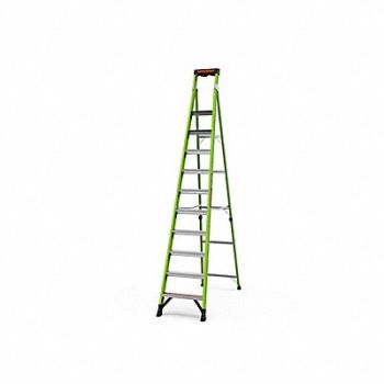 LITTLE GIANT Stepladder Fiberglass 12 ft 375 lb., 61KH48