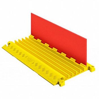 LINEBACKER Cable Protector 5 Channel 2-1/8 ft L, 61KK50