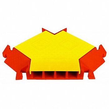 LINEBACKER Cable Protector 4 Channel 3-1/16 ft L, 61KK57